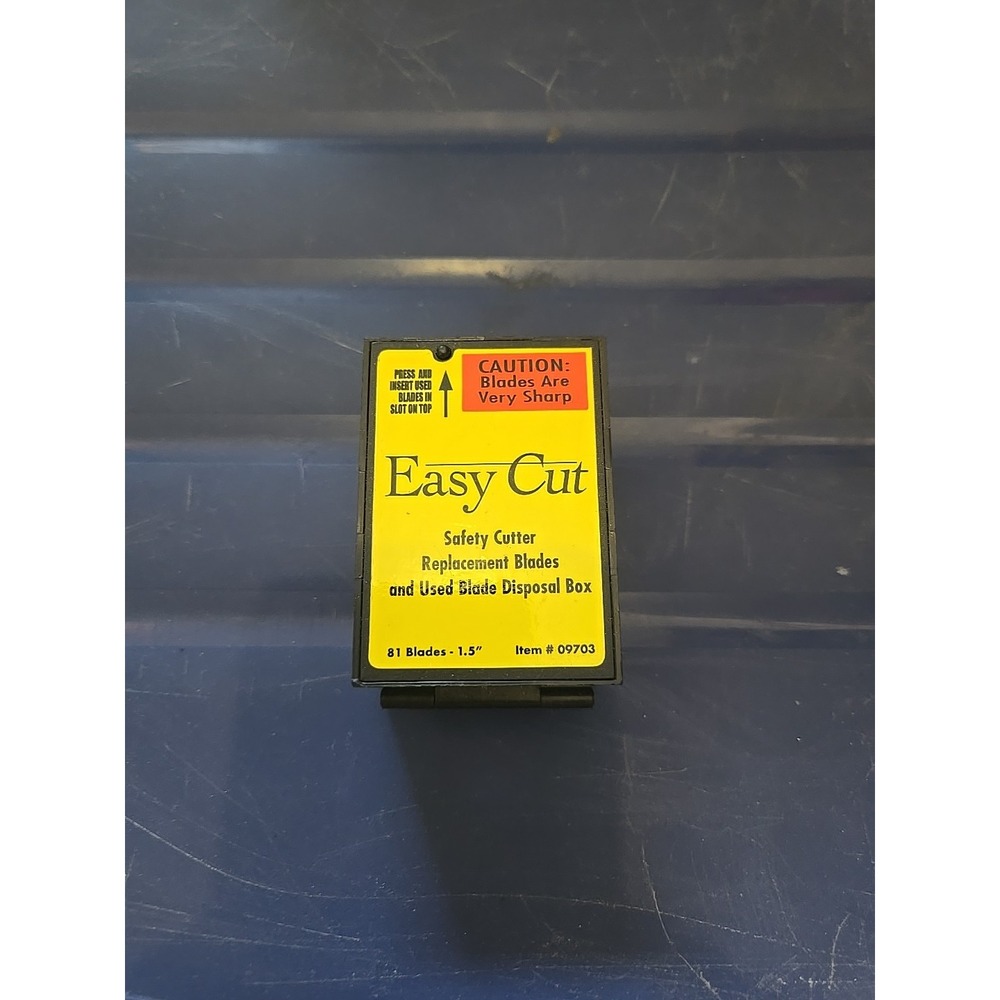 EASY CUT™ 09703 REPLACEMENT BLADES FOR SAFETY CARTON CUTTER 81-PACK